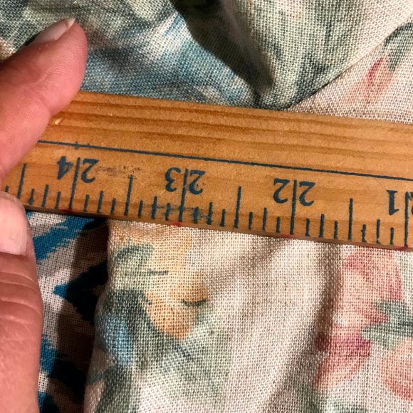 Vintage 80's EHL Floral Print Long Sleeve One Button Size 18W Blazer Jacket - Picture 5 of 14